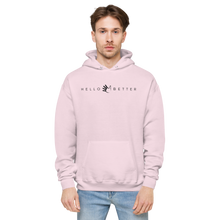 Load image into Gallery viewer, Hello Better Unisex fleece hoodie