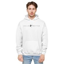 Load image into Gallery viewer, Hello Better Unisex fleece hoodie