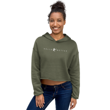 Load image into Gallery viewer, Hello Better Crop Hoodie