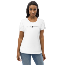 Load image into Gallery viewer, Hello Better Women's fitted eco tee
