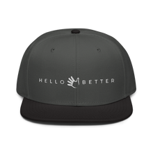 Load image into Gallery viewer, Hello Better Snapback Hat
